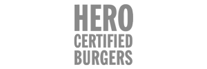 Hero Certified Burgers Logo