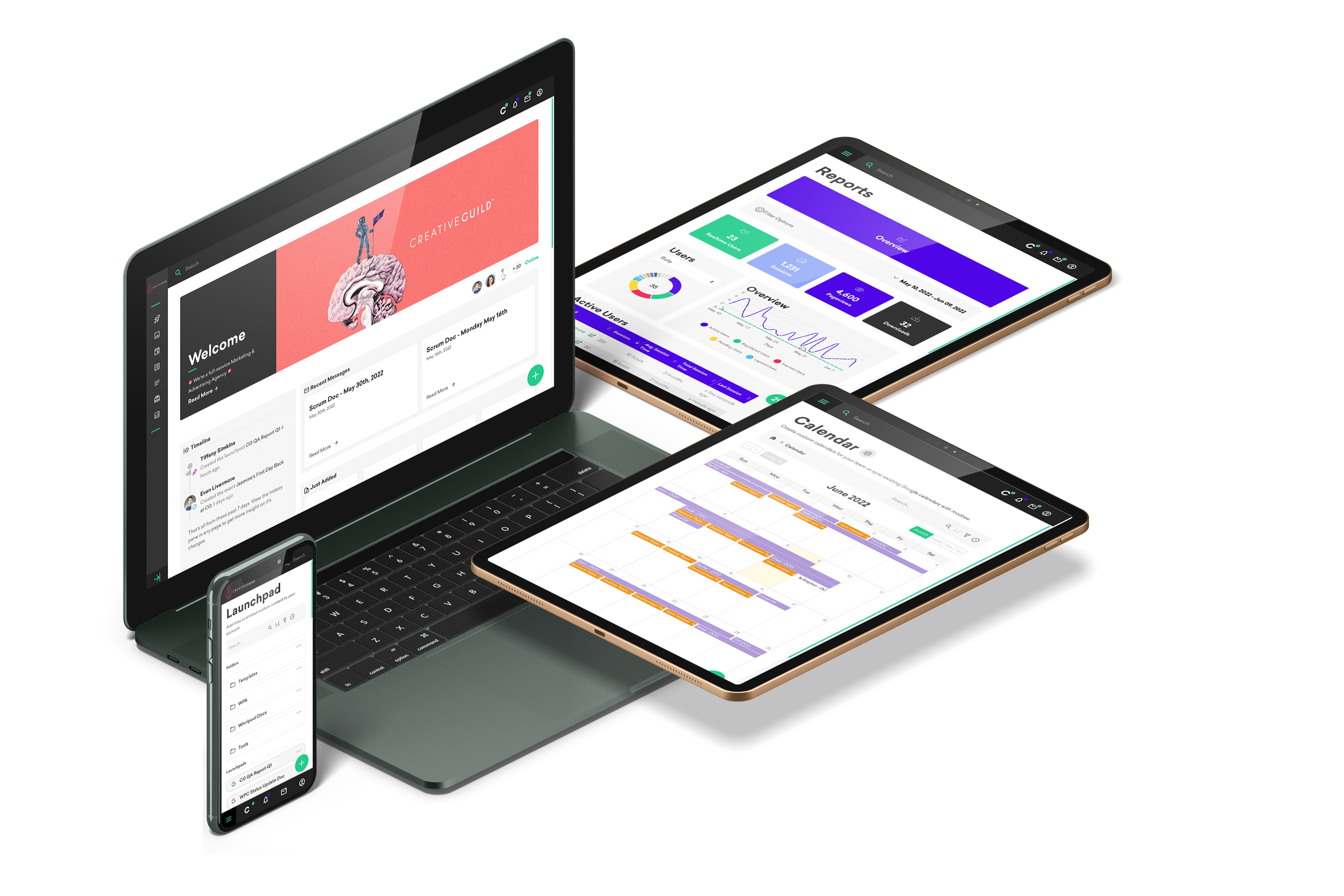 Different devices using modzee software